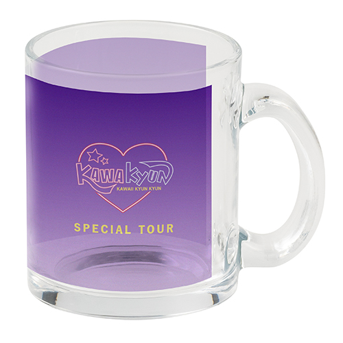 昇華転写対応グラスマグ(300ml)クリア