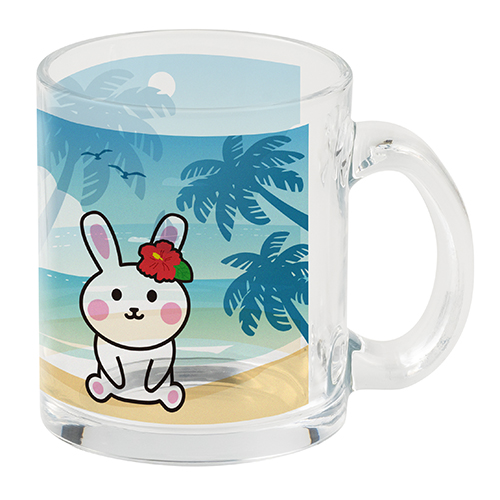 昇華転写対応グラスマグ(300ml)クリア