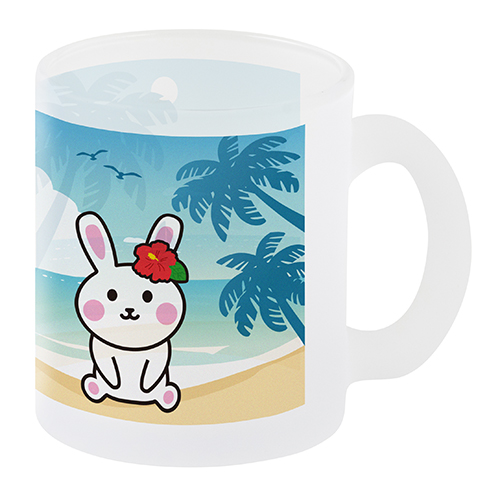 昇華転写対応グラスマグ(300ml)フロスト