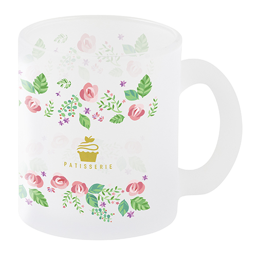 昇華転写対応グラスマグ(300ml)フロスト