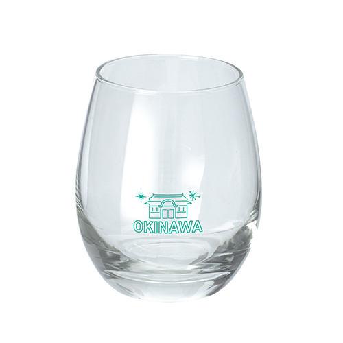 ラウンドグラス(330ml)(クリア)