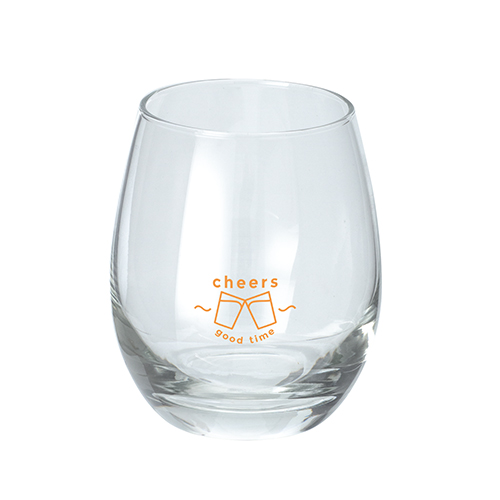 ラウンドグラス(330ml)(クリア)