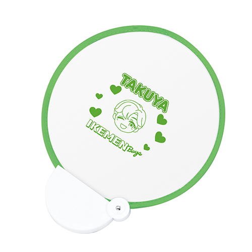 フォールディングファン(在庫品)(グリーン)