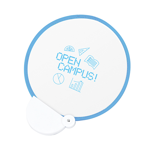 フォールディングファン(在庫品)(ブルー)