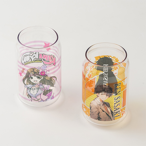 フルカラー印刷対応缶型グラス(460ml)クリア