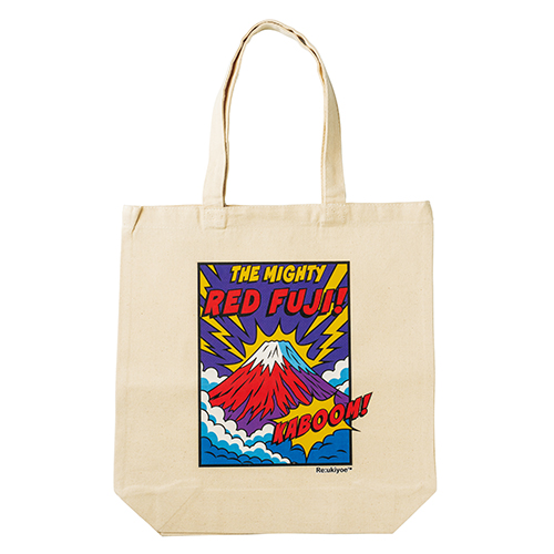 Re:ukiyoe キャンバストート Hokusai-Red Fuji