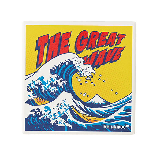 Re:ukiyoe コースター Hokusai-Great Wave