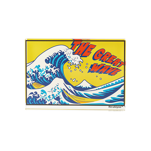 Re:ukiyoe アクリルブロック Hokusai-Great Wave