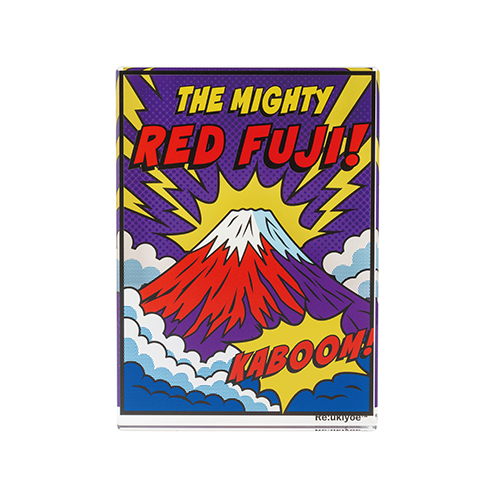 Re:ukiyoe アクリルブロック Hokusai-Red Fuji