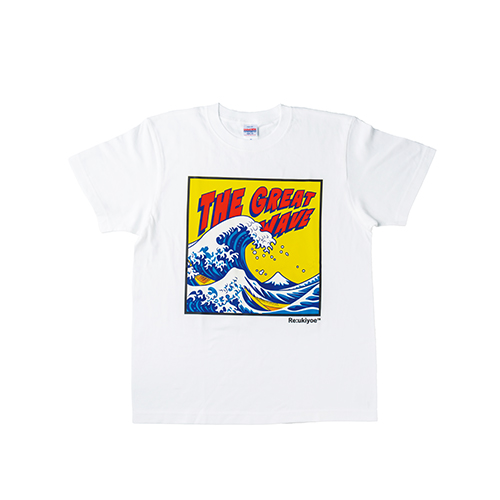 Re:ukiyoe Tシャツ Hokusai-Great Wave Msize