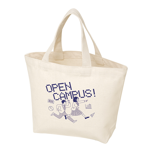 キャンバストート(横型/中)(ナチュラル)