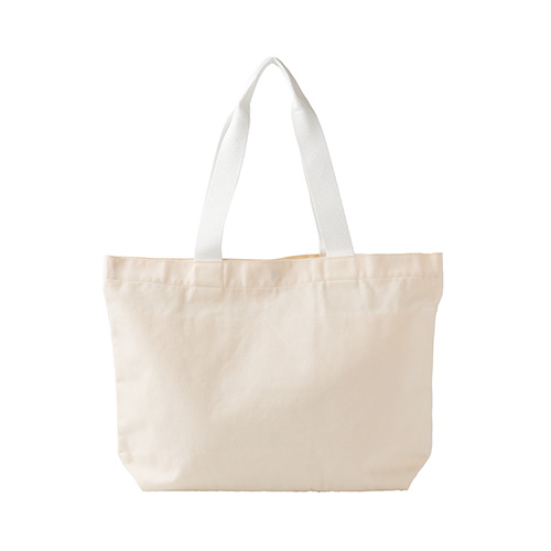 カラフルハンドルトート(白)