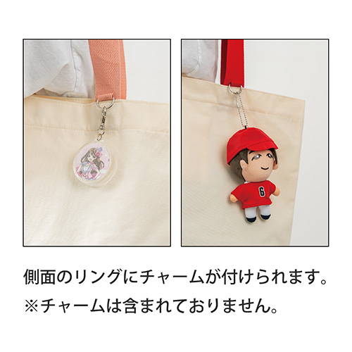 カラフルハンドルトート(ピンク)