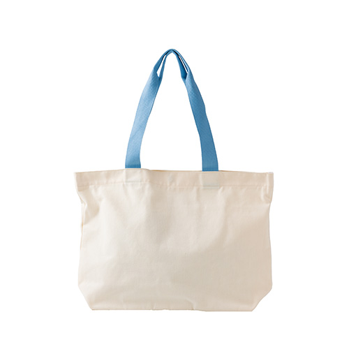 カラフルハンドルトート(ライトブルー)