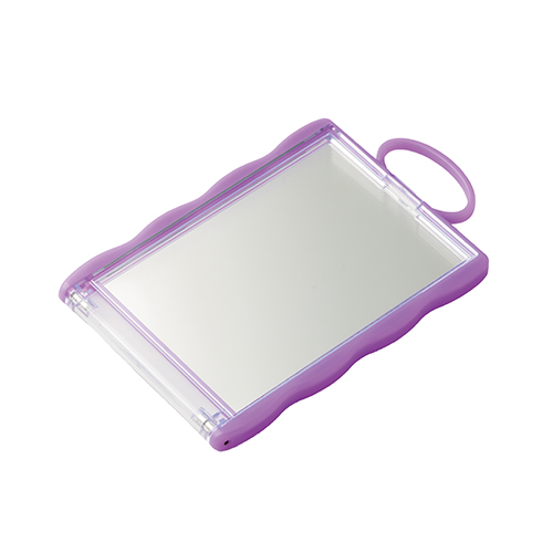 カードホルダーコンパクトミラー(パープル）
