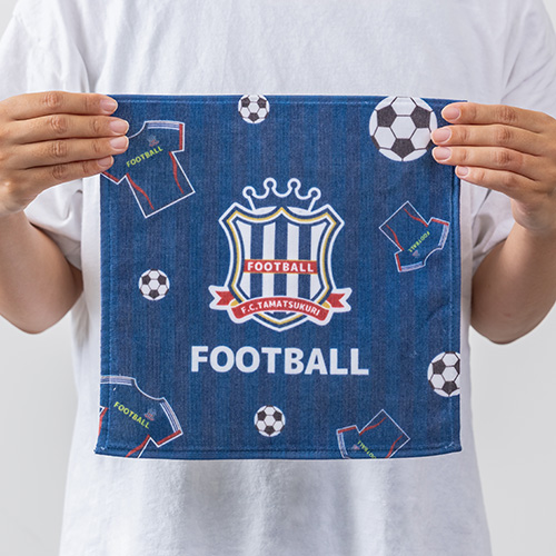 コットンタオルハンカチ(四角ヘム)　