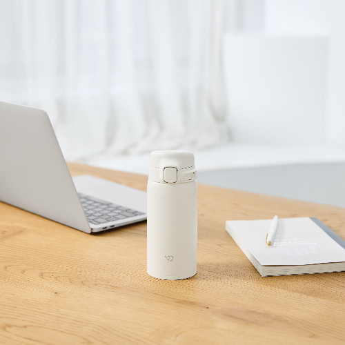 象印 ワンタッチステンレスマグ(360ml)(コクーンホワイト)(SU-BA36)