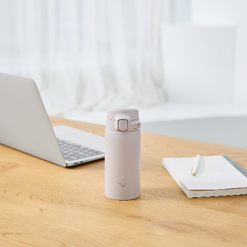 象印 ワンタッチステンレスマグ(360ml)(ソフトグレージュ)(SU-BA36)