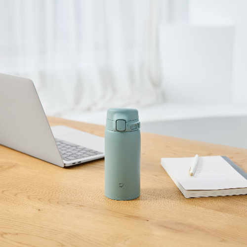 象印 ワンタッチステンレスマグ(360ml)(カームグリーン)(SU-BA36)