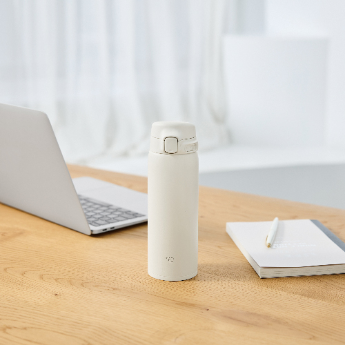 象印 ワンタッチステンレスマグ(480ml)(コクーンホワイト)(SU-BA48)