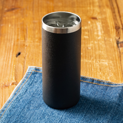 ストレートステンレスタンブラー(420ml)(黒)