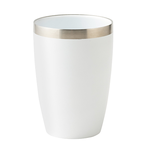 セラミック加工ステンレス断熱タンブラー(430ml)(白)