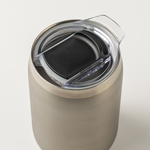 蓋付きタンブラー(350ml)(グレージュ)