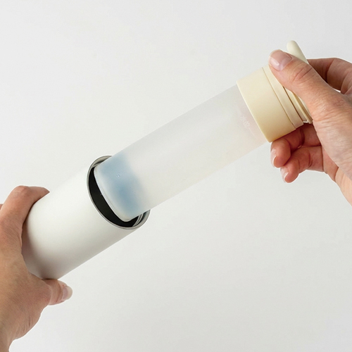 真空二重スリム保冷スティック(白)