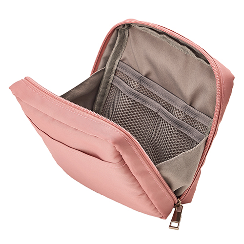 ナイロンスクエアポーチ(ピンク)