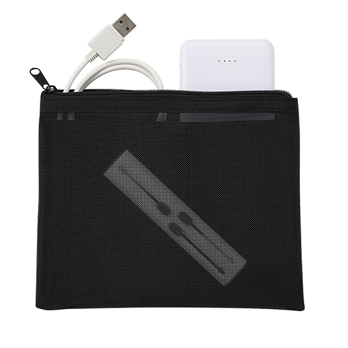 セパレートメッシュポーチ mini(ブラック)