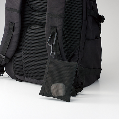 セパレートメッシュポーチ minimum(カラビナ付)(ブラック)