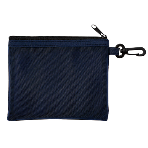 セパレートメッシュポーチ minimum(カラビナ付)(ネイビー)