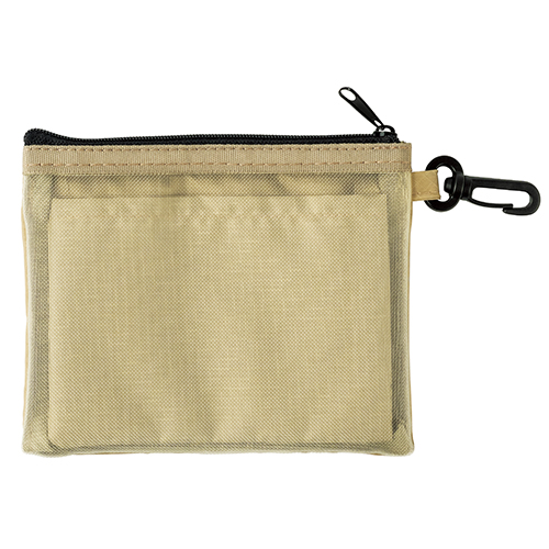 セパレートメッシュポーチ minimum(カラビナ付)(ベージュ)