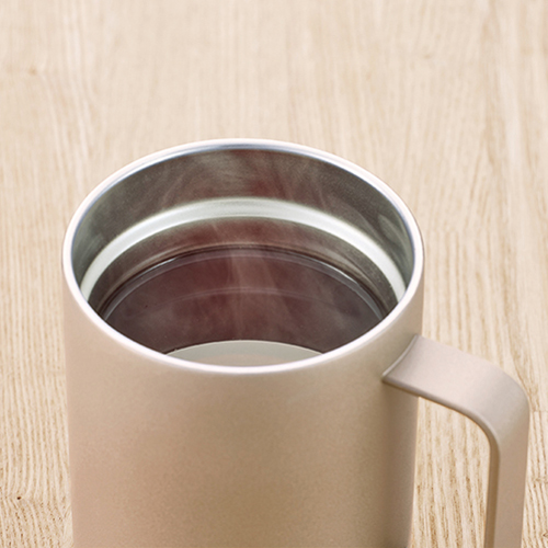 ウッドキャップ・ステンレスマグ(400ml)(ブラック)