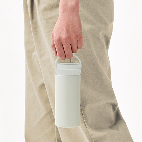 イージーウォッシュ・ステンレスボトル(350ml)(ホワイト)