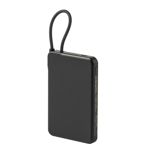 固体電池モバイルバッテリー(5,000mAh)(黒)