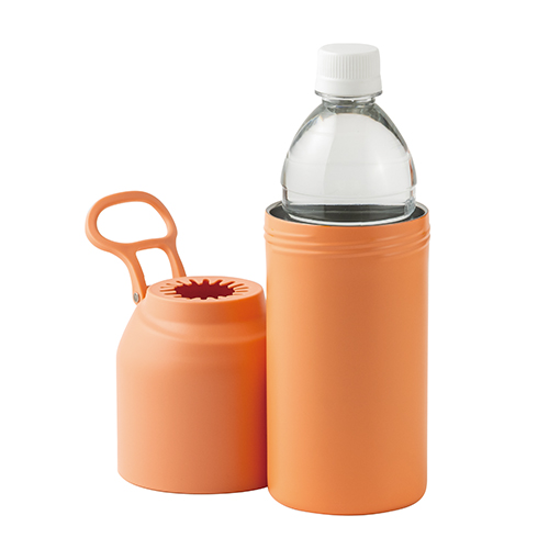 真空断熱ペットボトルホルダー(オレンジ)