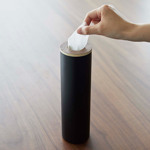 TOWER|ボトル型ティッシュケース リン S(ブラウン)