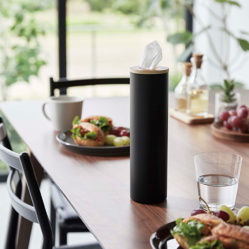 TOWER|ボトル型ティッシュケース リン S(ブラウン)