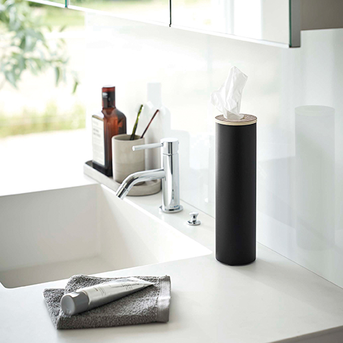 TOWER|ボトル型ティッシュケース リン S(ブラウン)