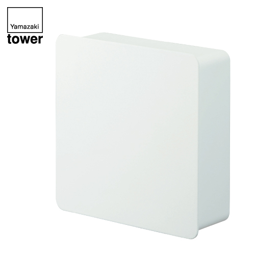 TOWER|マグネットキーフック2段 (白)