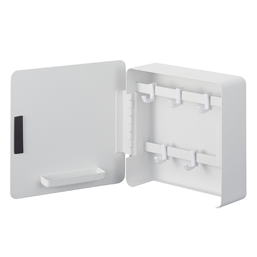 TOWER|マグネットキーフック2段 (白)