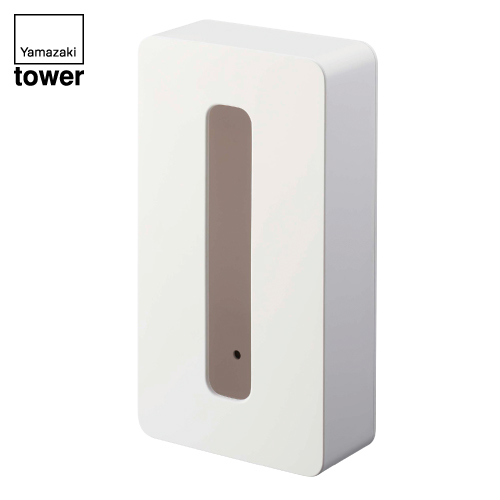 TOWER|マグネットコンパクトティッシュケース (白)