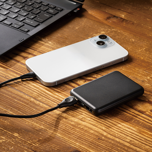 準固体モバイルバッテリー5,000mAh(黒)