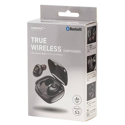 Bluetooth完全ワイヤレスイヤホン(黒)