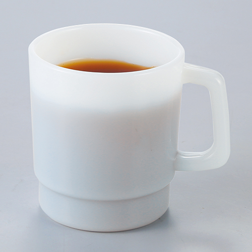 ミルクガラススタイル マグカップ(340ml)(白)