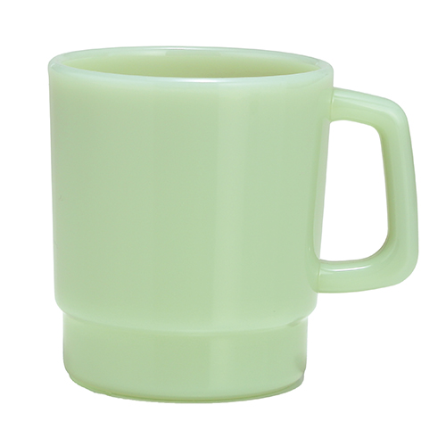ミルクガラススタイル マグカップ(340ml)(グリーン)