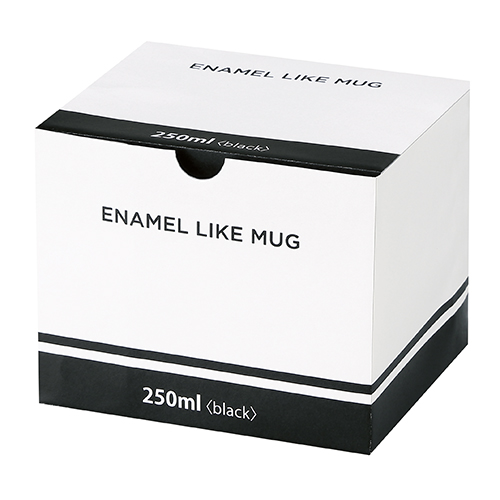 ホーローライクマグ(250ml)(黒)