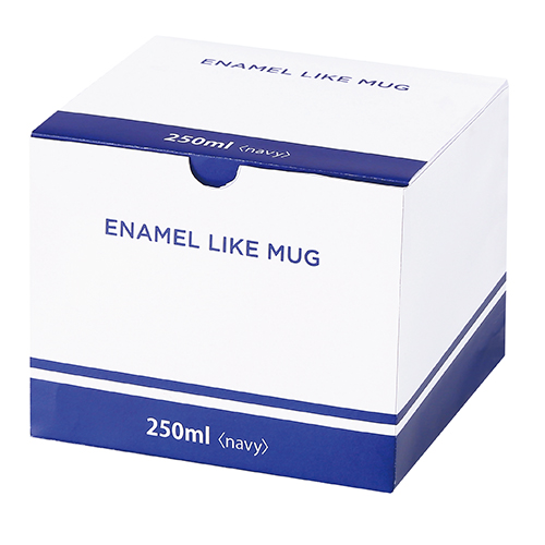 ホーローライクマグ(250ml)(ネイビー)