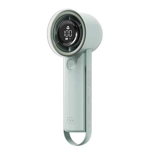 Abbi　FAN　Turbo　ストラップ一体型ハンディファン(ミントグリーン)